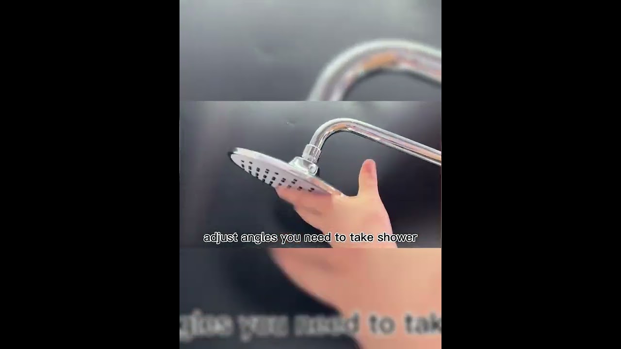 Economic ABS Plastic 8 inch White Round Bathroom Top Rain Overhead Shower with Shower Arm