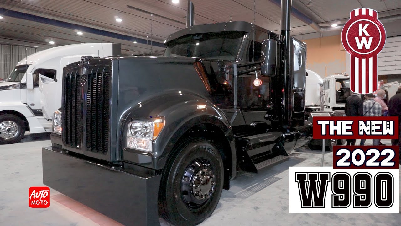 2022 Kenworth W990 Cummins X15 565HP 52inch Low Roof - Exterior/Interior And Engine - ExpoCam 2021