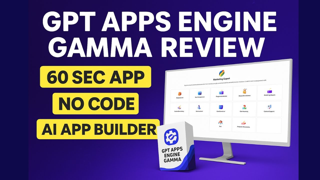 GPT Apps Engine Gamma Review 2025 | Build Unlimited AI Apps in 60 Seconds (No-Code App Builder)