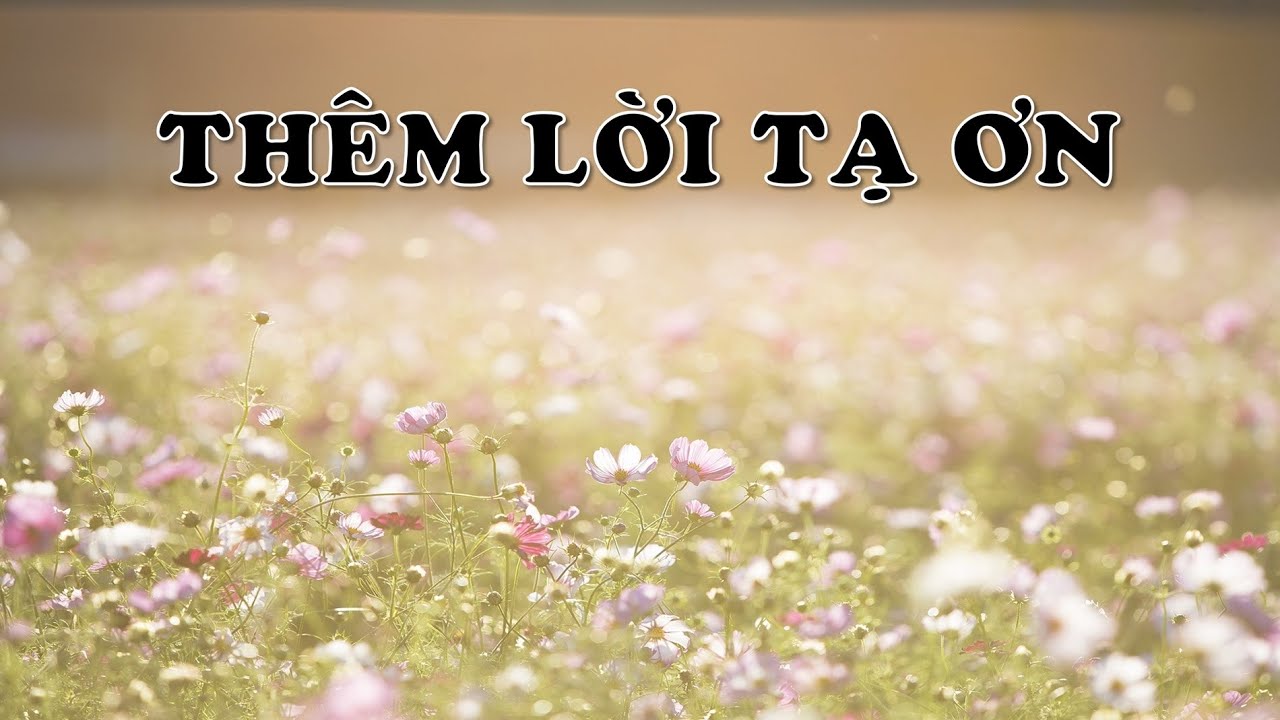 THÊM LỜI TẠ ƠN