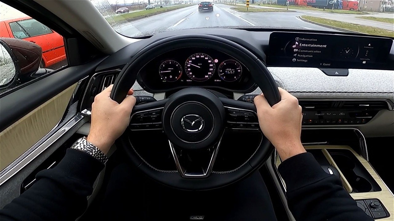2025 Mazda CX-80 [3.3l e-Skyactiv D AWD, 254 HP] POV Test drive | Full-in depth review (6 seat)