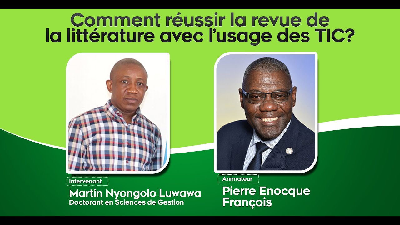 Comment réussir la revue de la littérature avec l'usage des TIC?