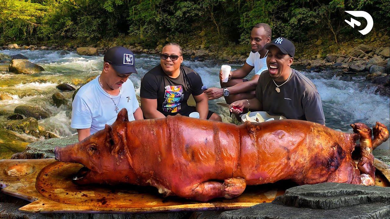 COCINANDO EL MEJOR CERDO DEL MUNDO EN UN RIO😱 EL DOTOL NASTRA