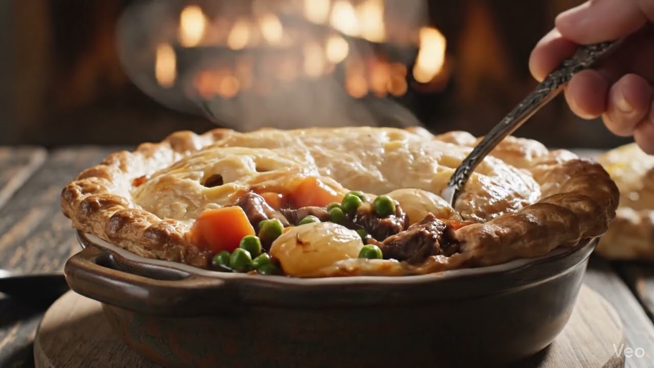 tourte réconfortante au bœuf braisé