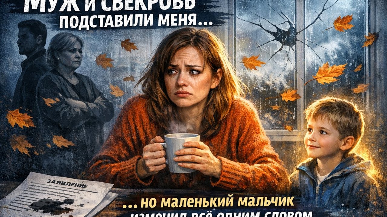 Муж и свекровь подставили меня… но маленький мальчик изменил всё одним словом...