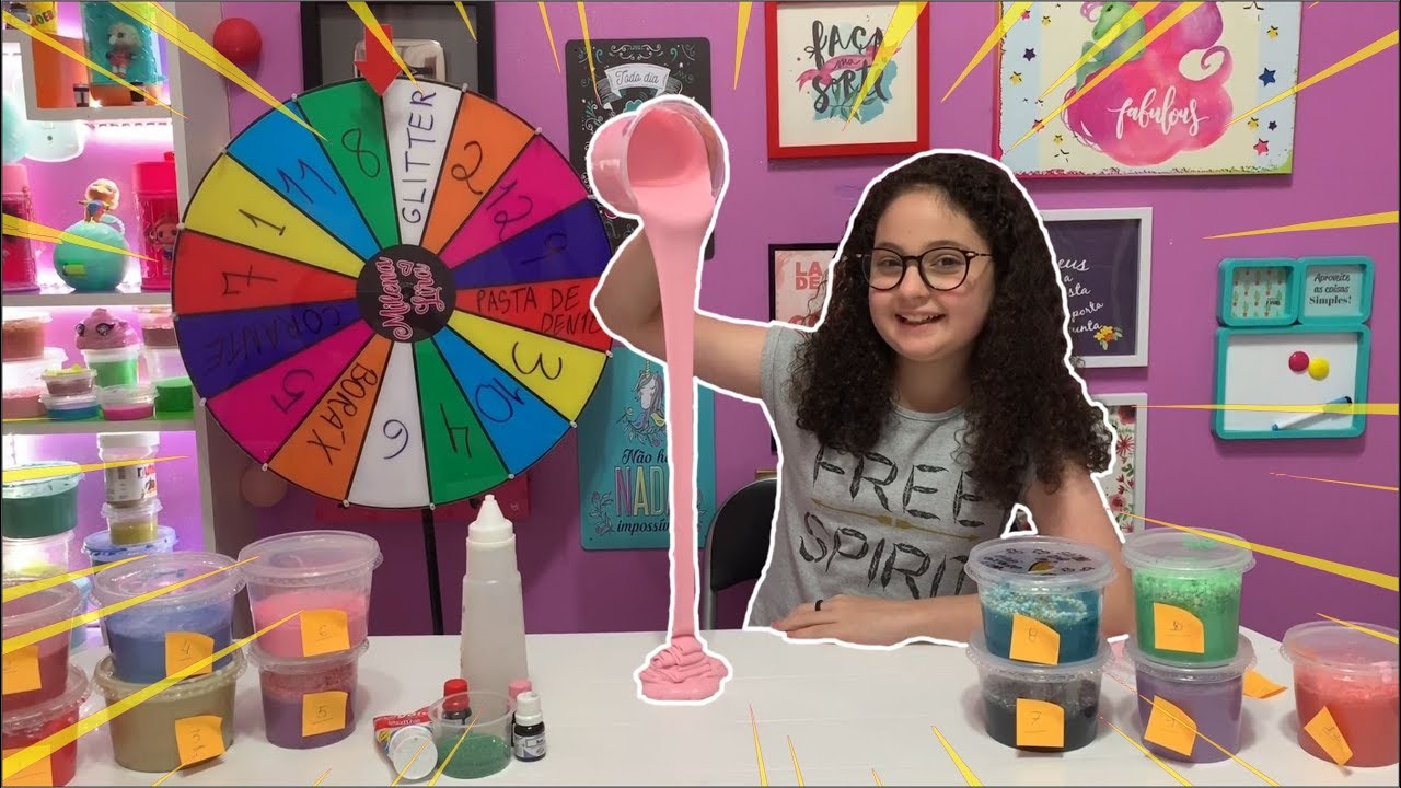 ROLETA SABOTADA DECIDIU NOSSA MISTURA DE SLIME