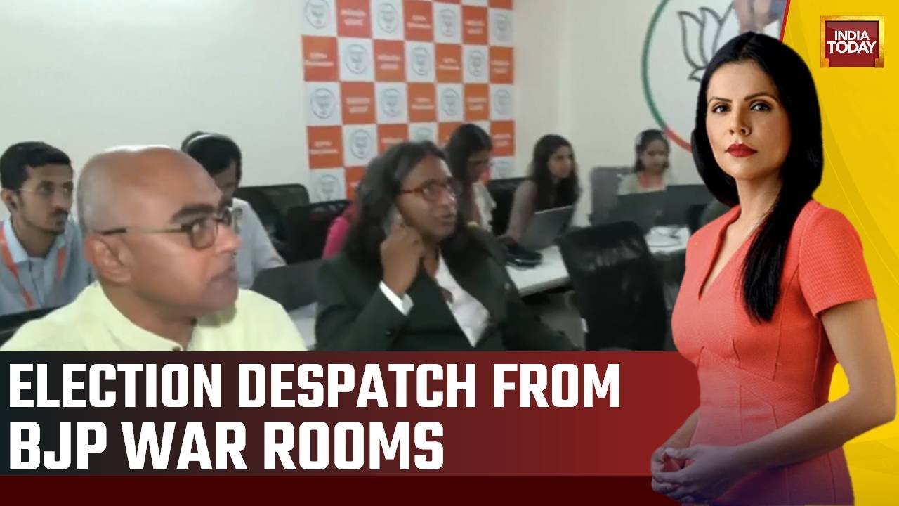 Karnataka Polls: Watch India Today Team Visits BJP & Congress War Room In Karnataka
