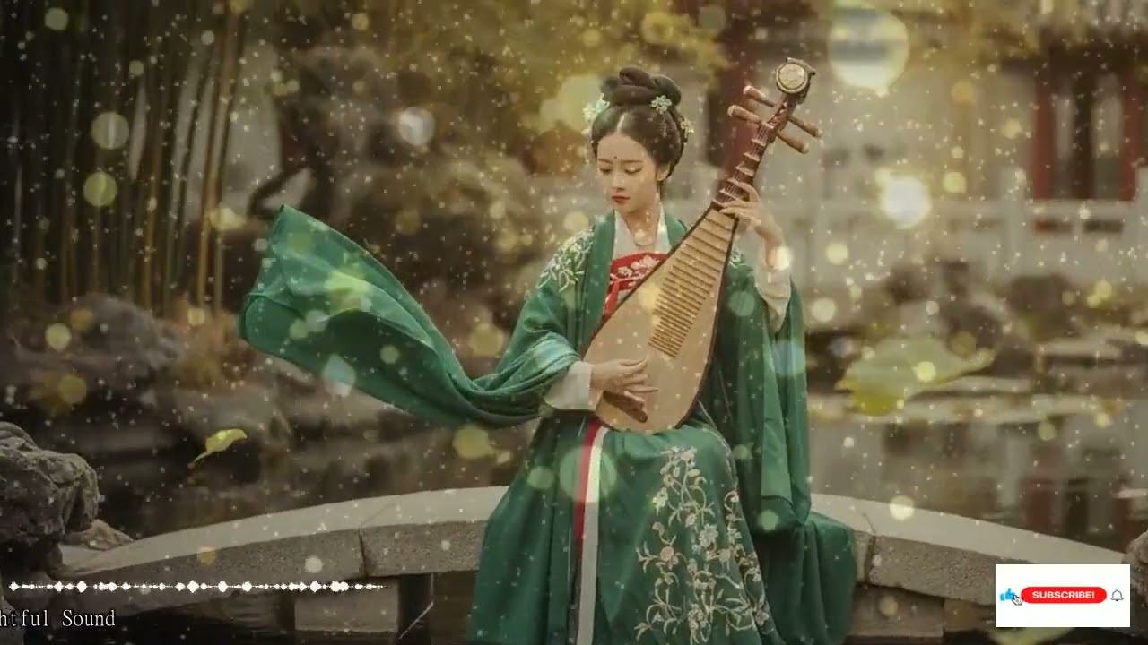 静寂に溶け込む古筝の響きが誘う 深遠なる東洋の癒しと瞑想のひととき