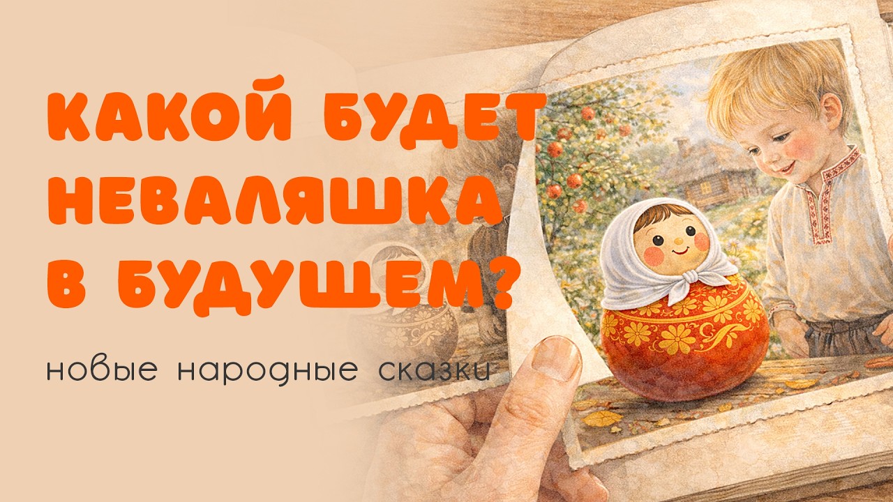 Неваляшка. История стойкости. Новая русская народная сказка. Красивый мультфильм в акварельном стиле