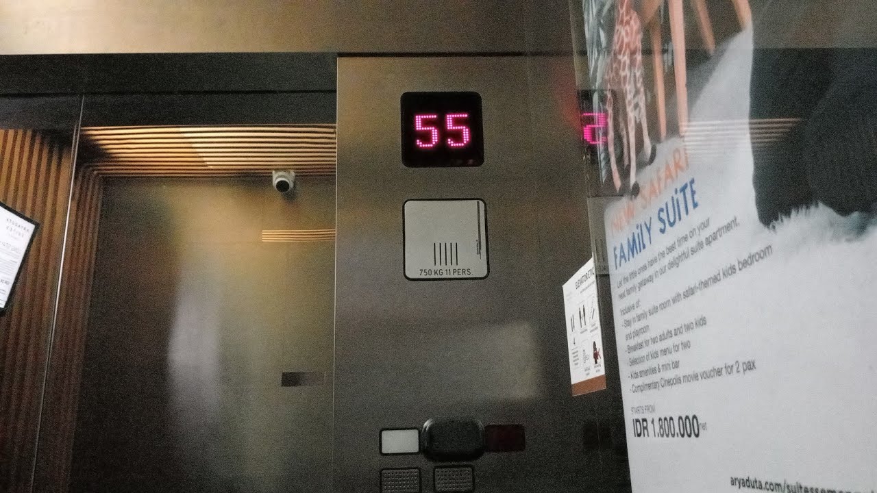 (Broken Keycarded!!) Fast Refurbished Schindler Elevator/ Lift at Aryaduta Semanggi, Jakarta