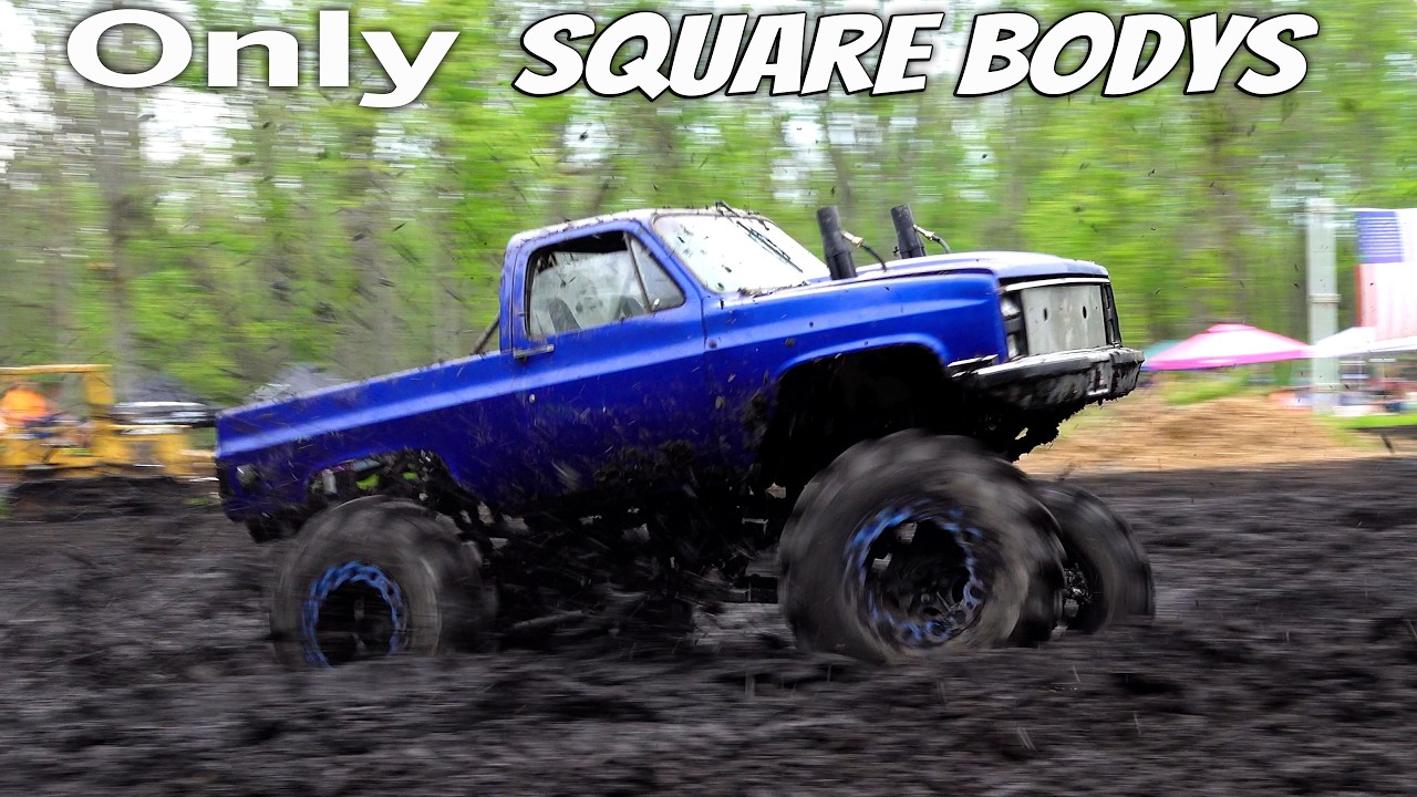 The Square Body Chevy's of Perkins Mud Bog (Raw and Uncut)