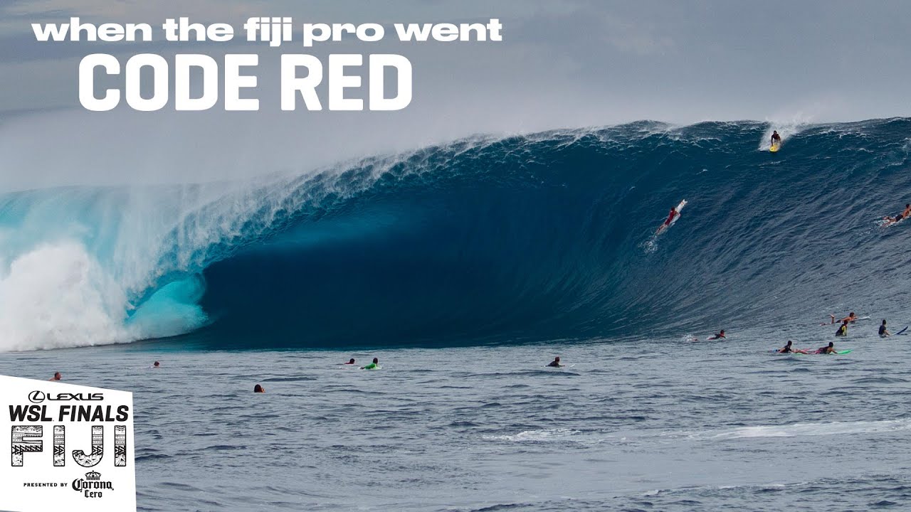 When the Fiji Pro went CODE RED | Lexus WSL Finals Fiji presented by Corona Cero