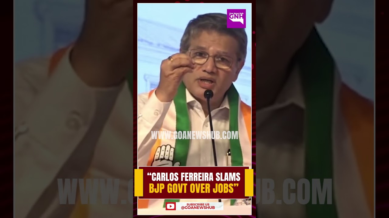 Carlos Ferreira Targets BJP Government Over Jobs Scam and Budget