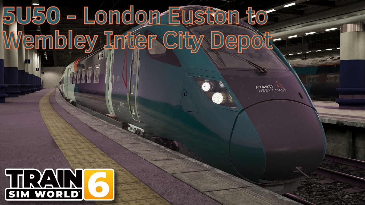 5U50 - London Euston to Wembley Inter City Depot - WCML South - Class 805 - Train Sim World 6