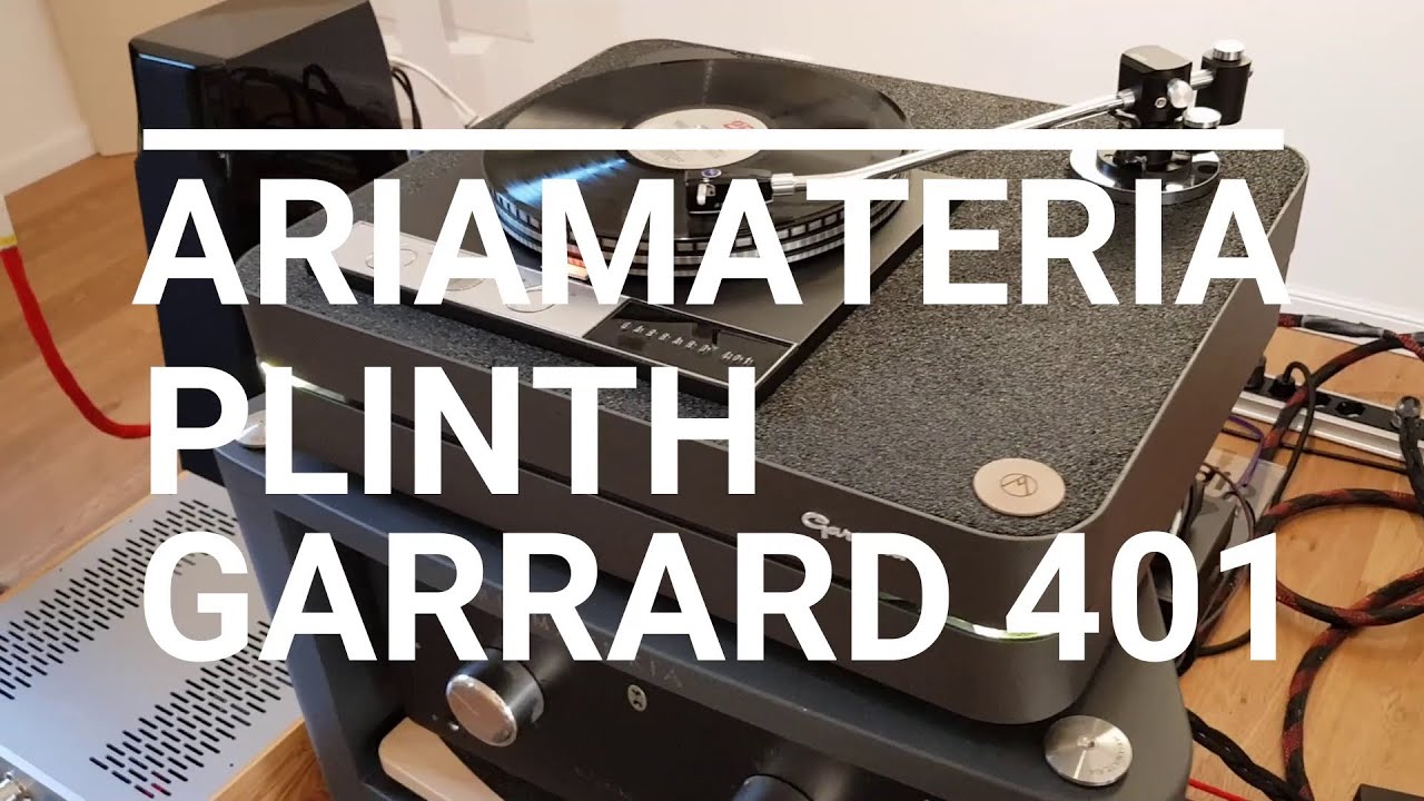Garrard 401 - Ariamateria Plinth Presentation