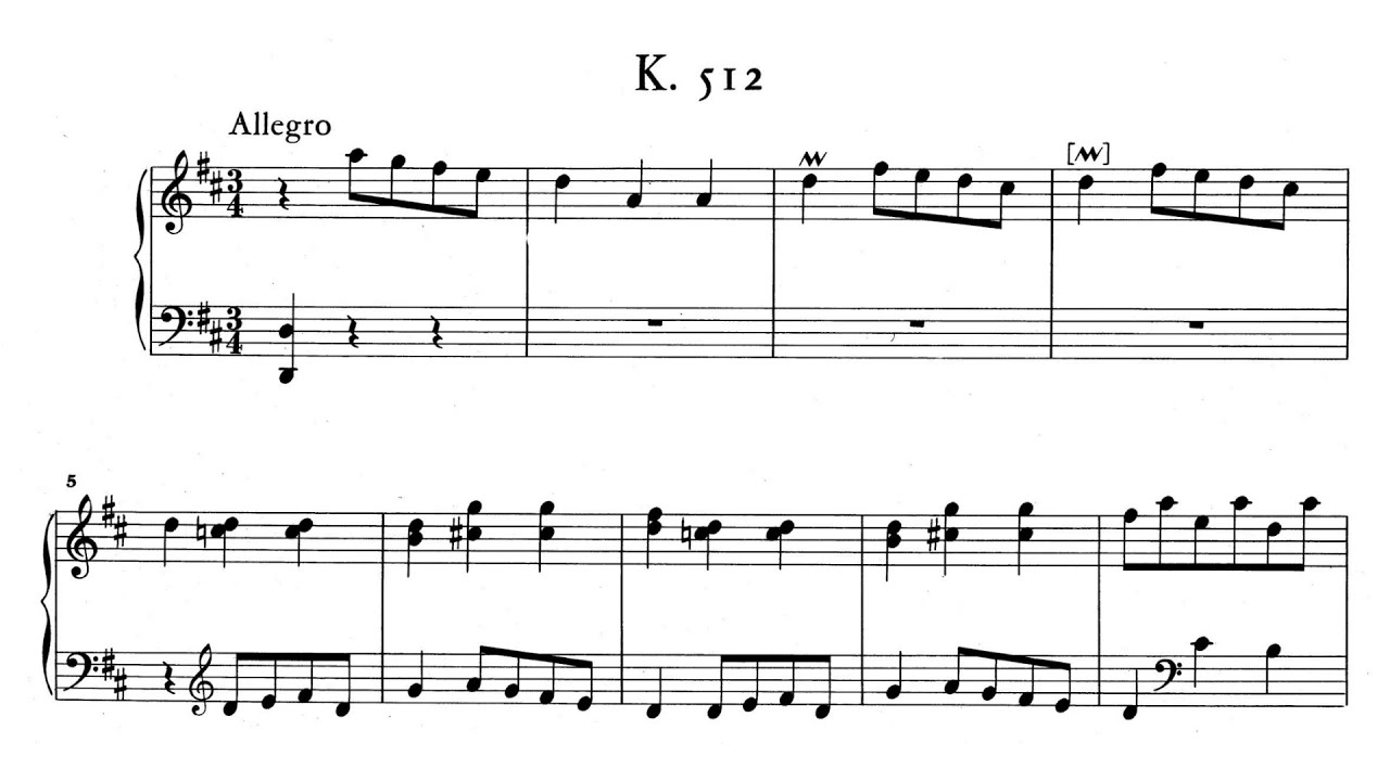 Scarlatti: Keyboard Sonata in D major, K.512