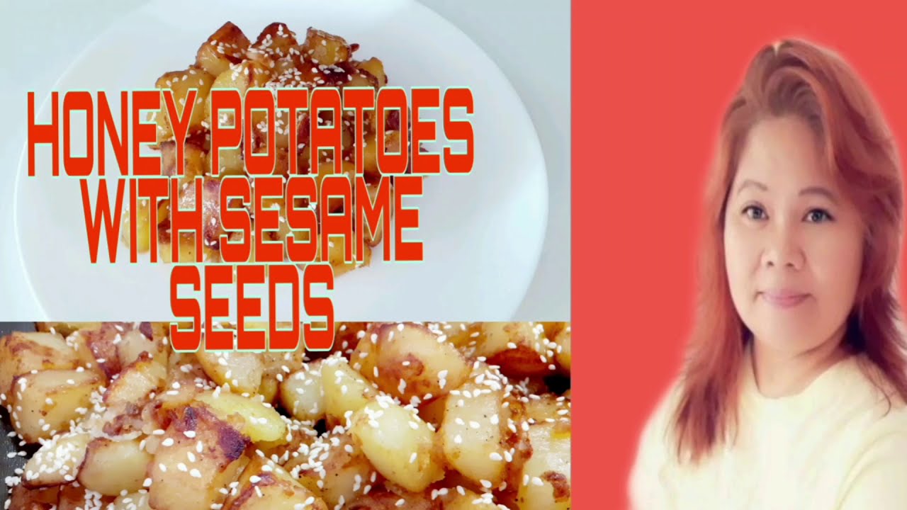 HONEY POTATOES WITH SESAME SEEDS