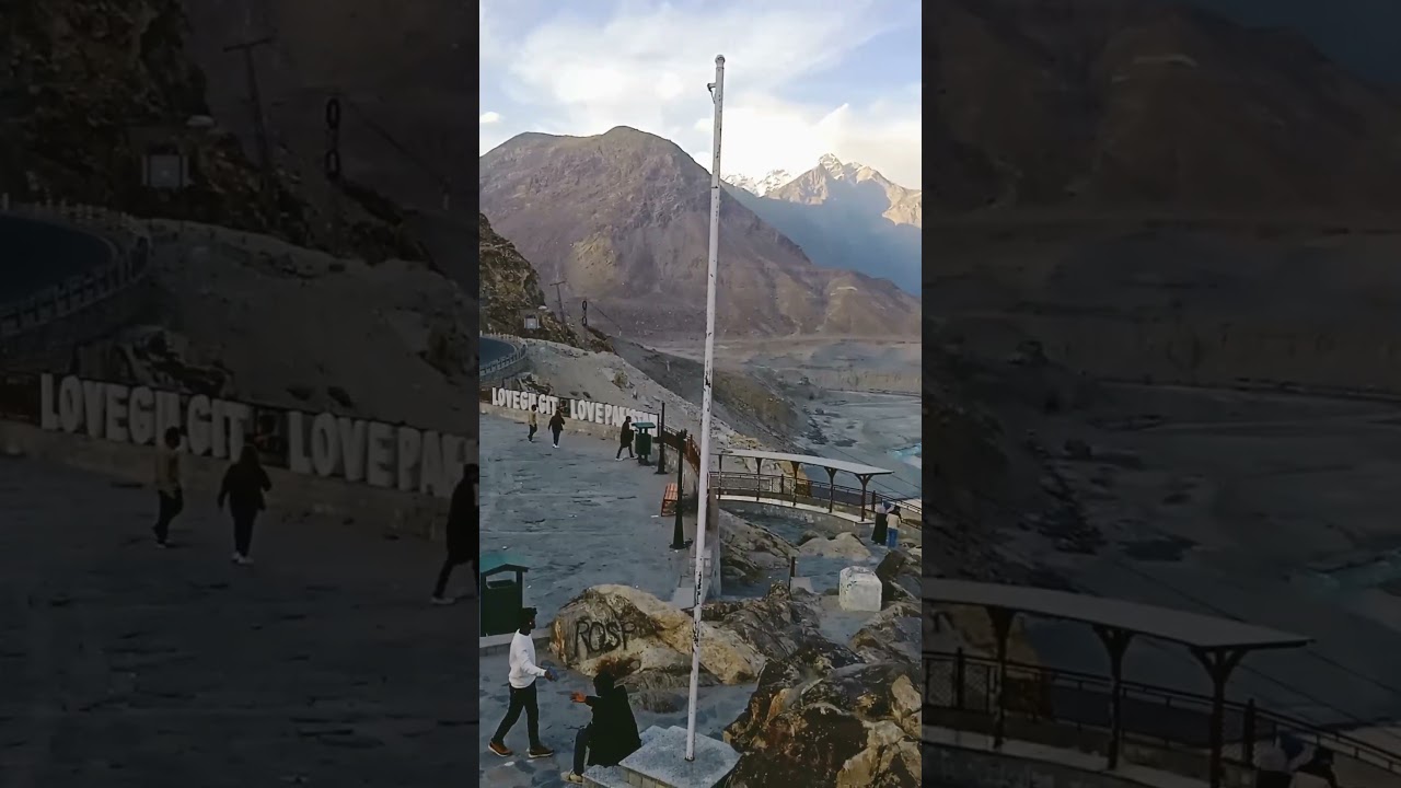 Three mountain junction poin Jaglot #gilgitbaltistan #travel #sindhtravel #capitalcity #nature
