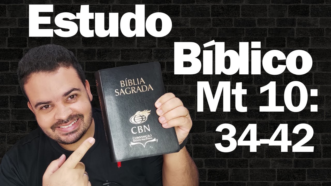 Estudo Bíblico - (Mateus 10. 34-42) - Pr Dieggo Ferraz