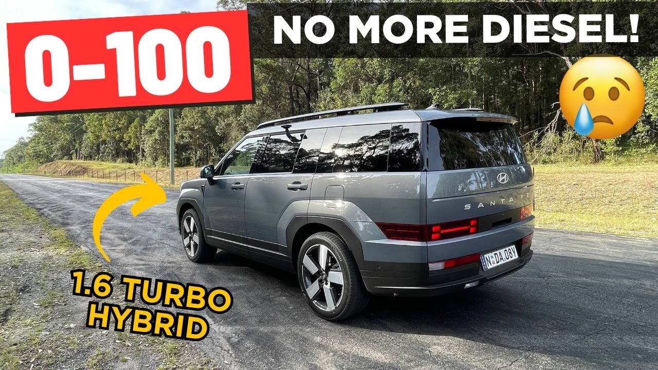 Hyundai Santa Fe Hybrid 2025 года: подробный обзор — разгон от 0 до 100 миль и тест-драйв от перв...