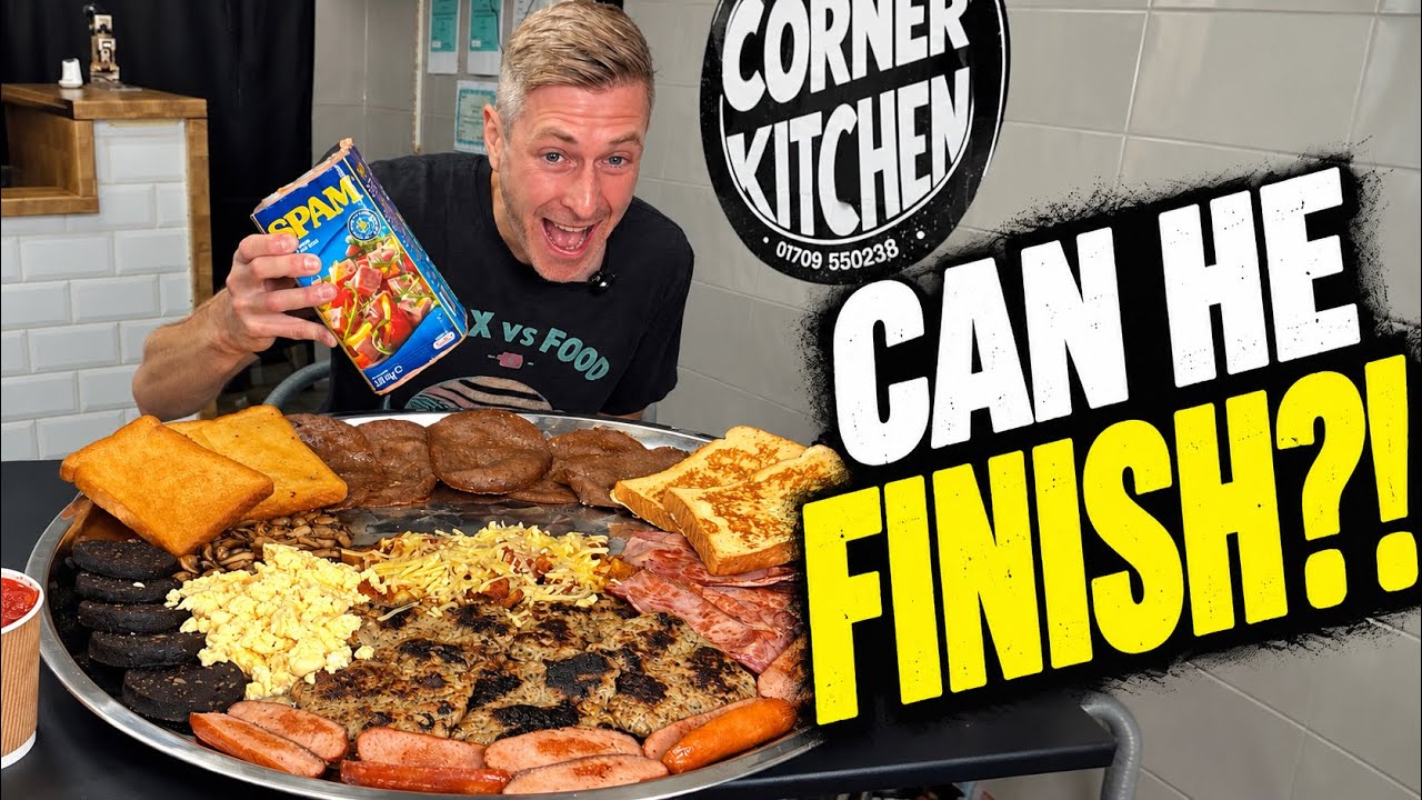 THE MOST INSANE BREAKFAST CHALLENGE IN BRITAIN?! 😳
