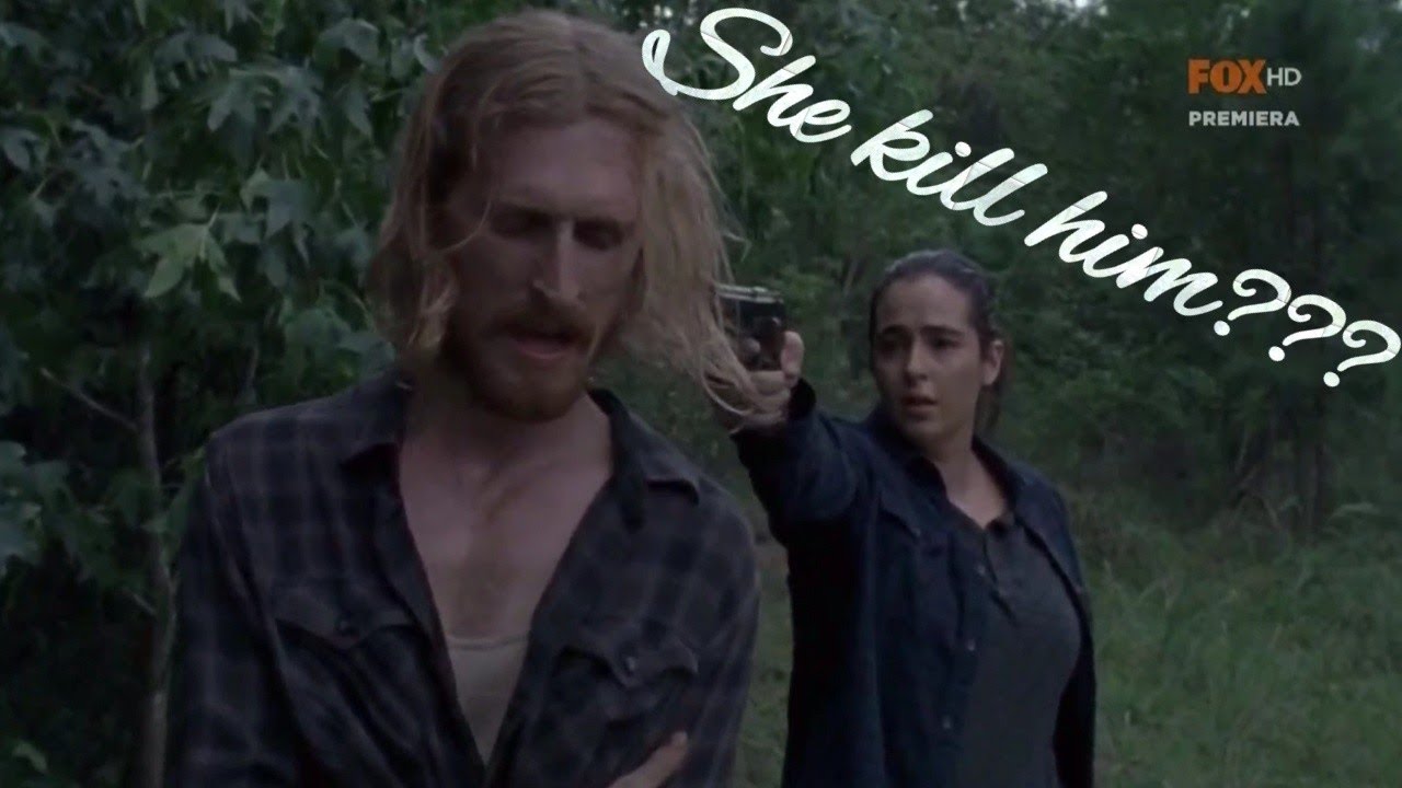 The Walking Dead 8x11 Tara tries kill Dwight