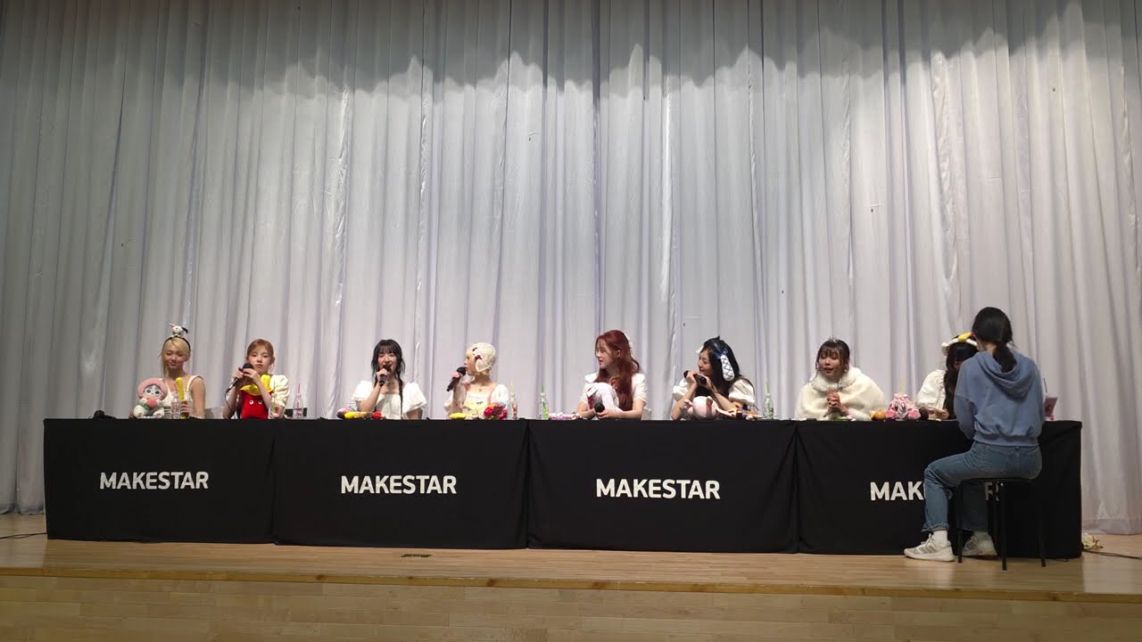250419 유니스(UNIS) talk 직캠(fancam) @fansign 팬싸인회