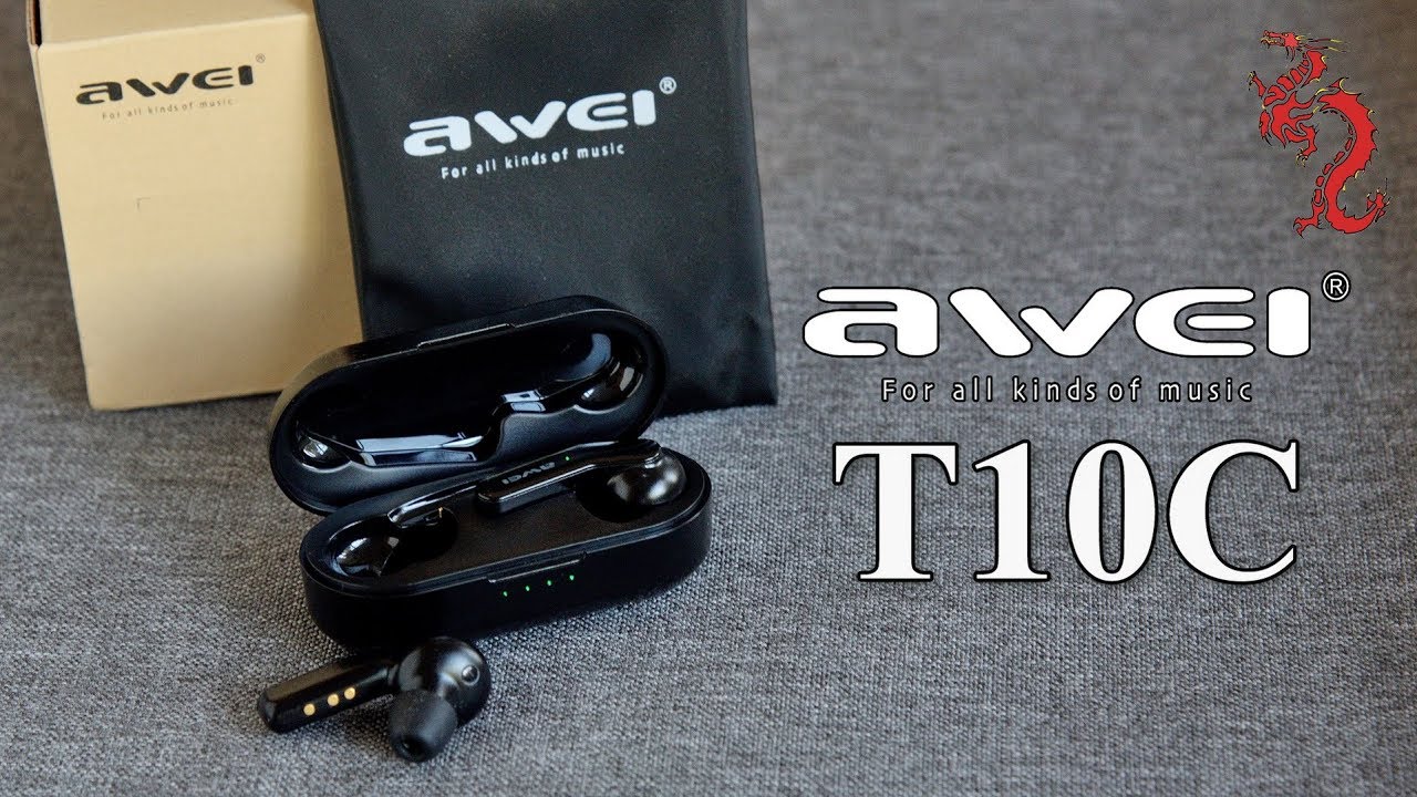 AWEI T10C TWS // Touch control, BT5.0, IPX4 и ХОРОШИЙ звук
