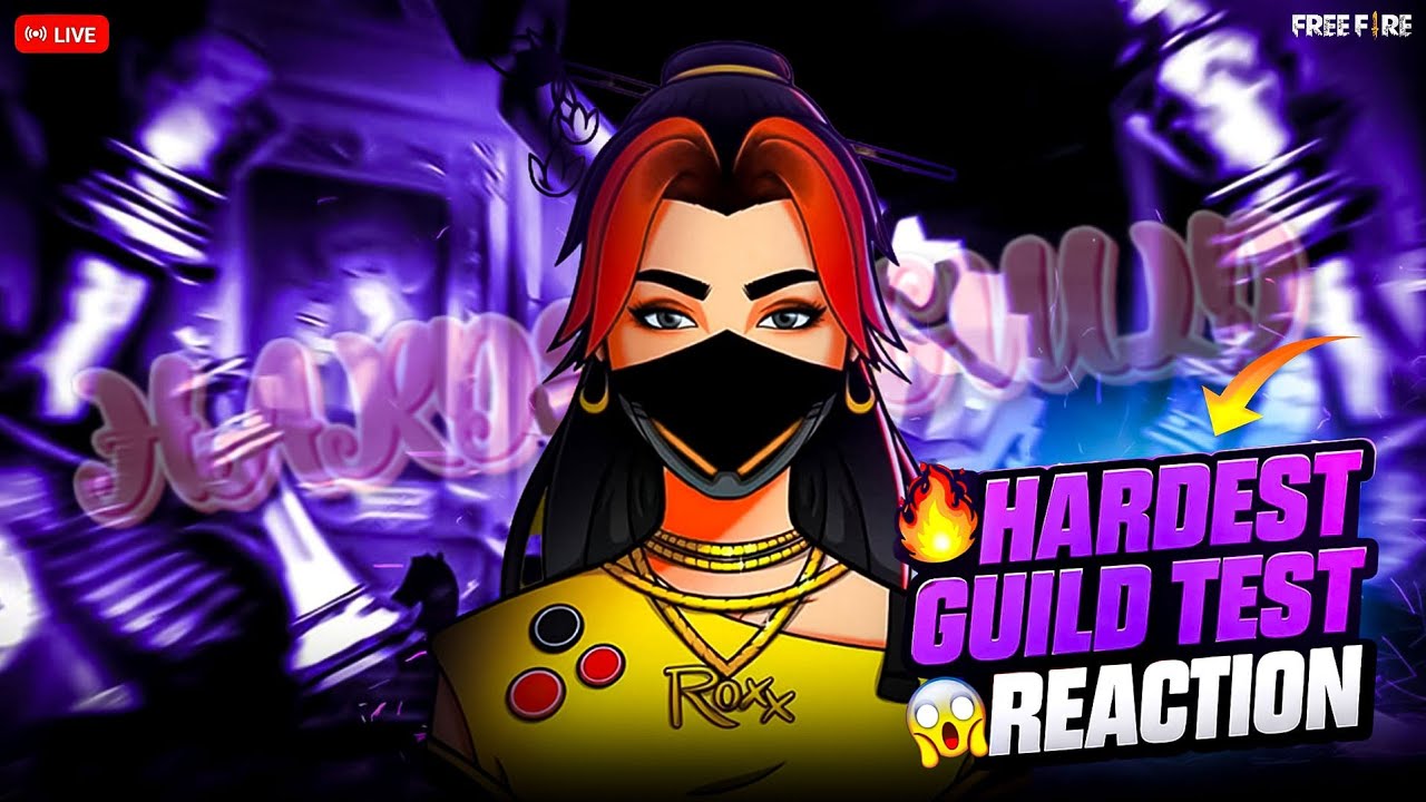 🔥FREE FIRE GIRL LIVE | 1 VS 4 | GUILD TEST | 