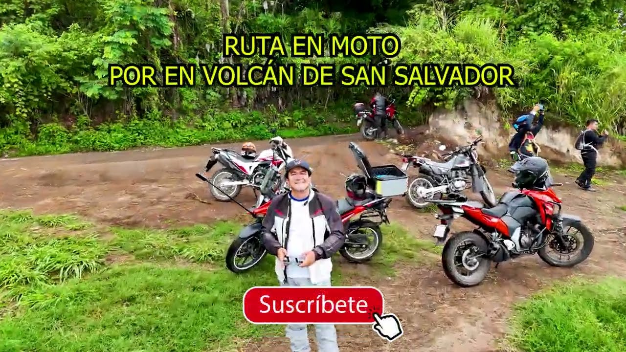 Ruta en Moto Calle de Terraceria Al Volcán de San SALVADOR. Hermosa La Naturaleza 2025.