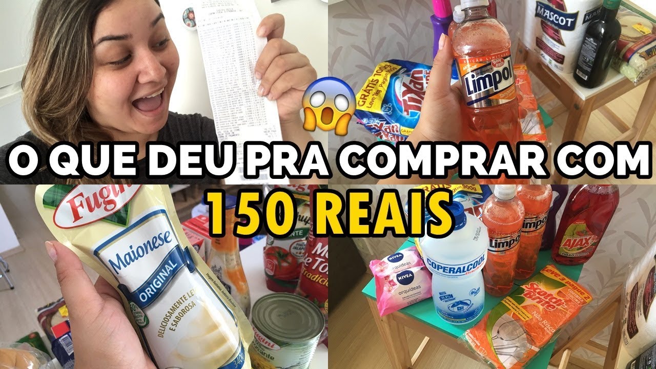 COMPRAS NO MERCADO PARA UM CASAL!