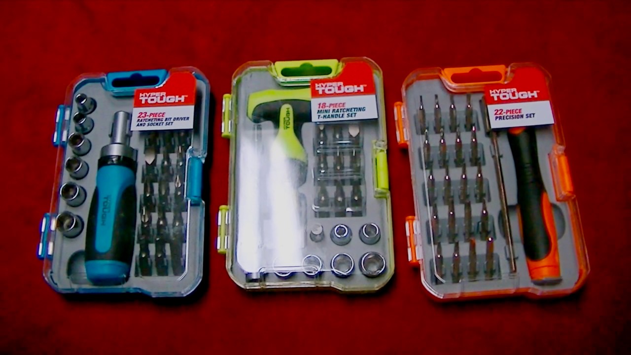 Hyper Tough Tool Set piece Set Best Budget Mini Tool Small Pack EDC Bit Driver Cheap
