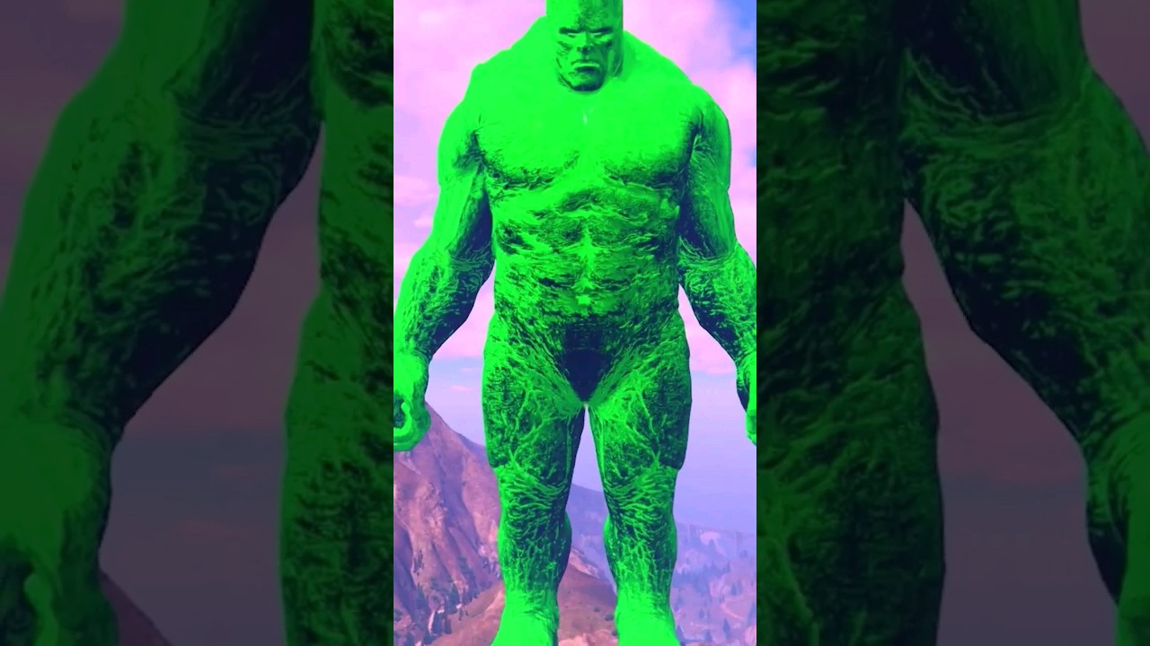 FRANKLIN Growing BIGGEST ICE HULK in GTA 5 #shorts​ #gta5​ #atgamer​ #gta5videos​