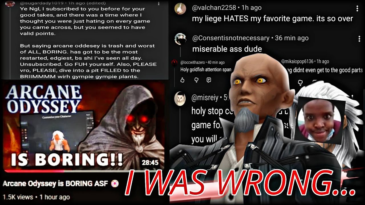 I was wrong about arcane odyssey....
