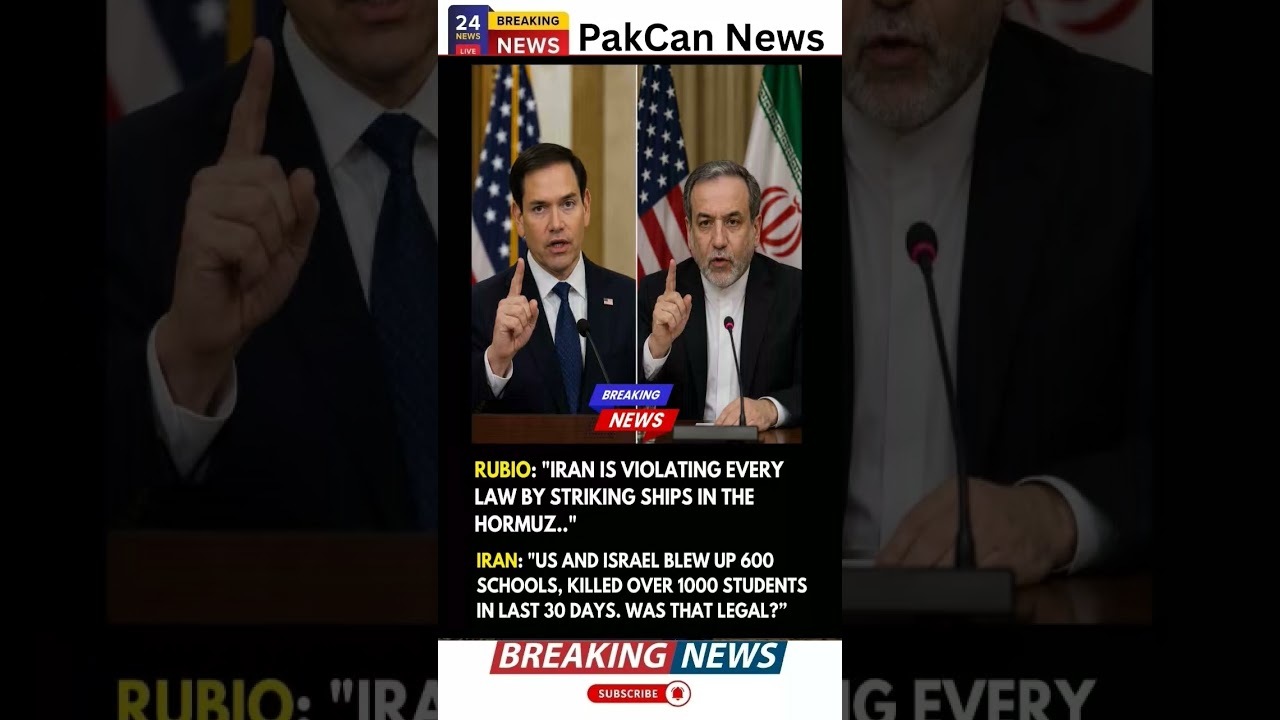 Rubio vs Iran Exchange Sharp Accusations Over Gulf Crisis | PakCan News