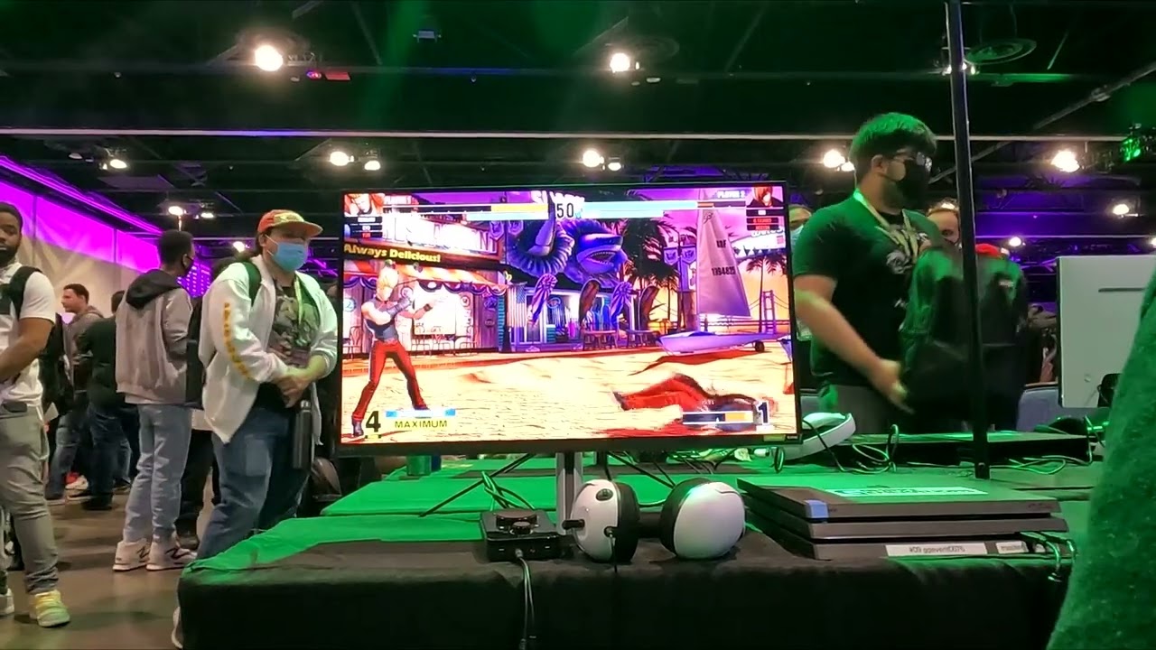 Combo Breaker 2023: KOFXV Pools: AndyOCR vs Rush Hour 2 on VHS