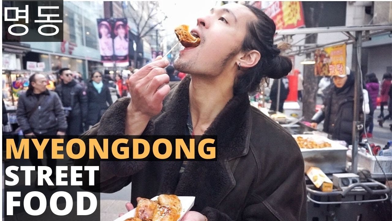[한글] STREET FOOD in Myeongdong South Korea | 명동