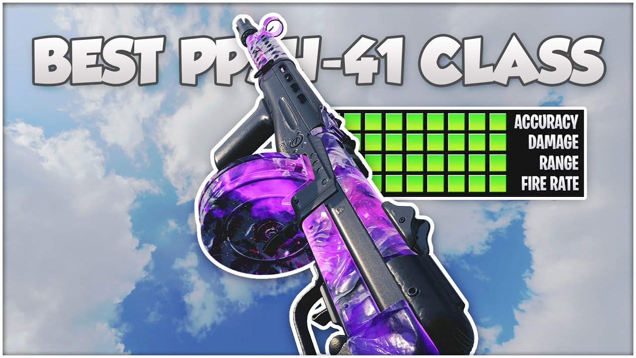 This is the Best PPSh-41 Class in Black Ops Cold War Zombies!