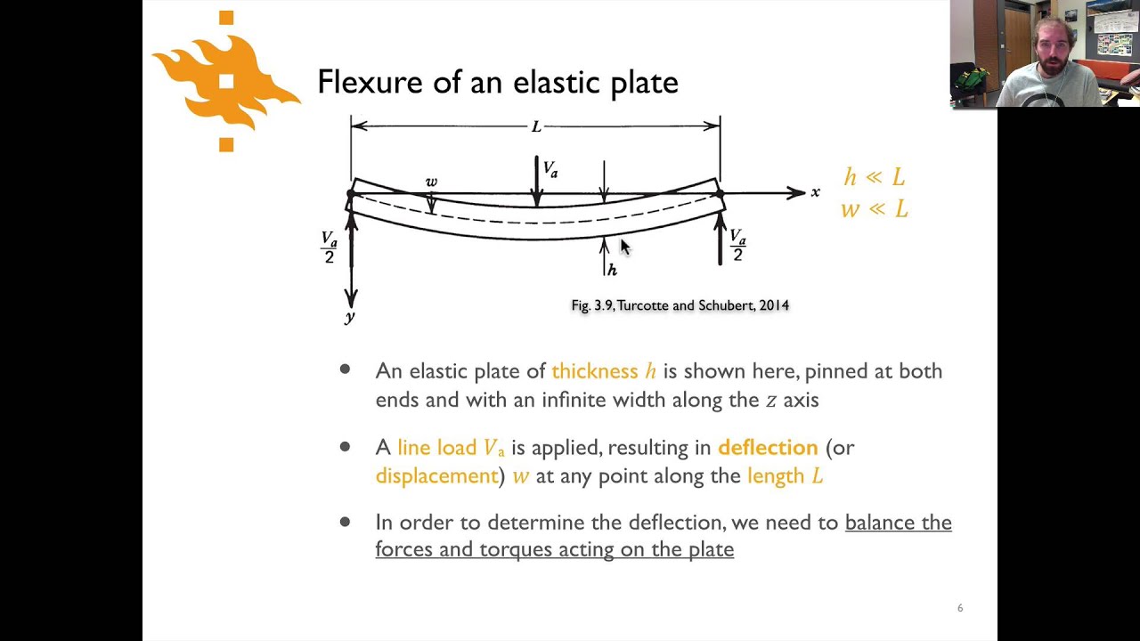 Geodynamics - Lecture 6.1: Flexure of an elastic plate