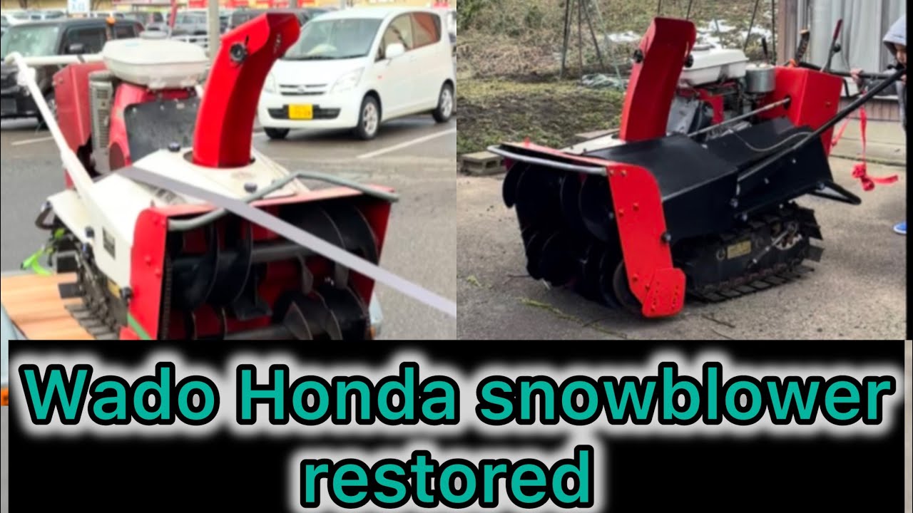 Restoring a Honda snowblower ￼