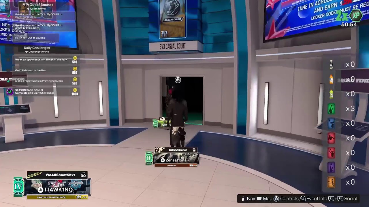 Playing 1's