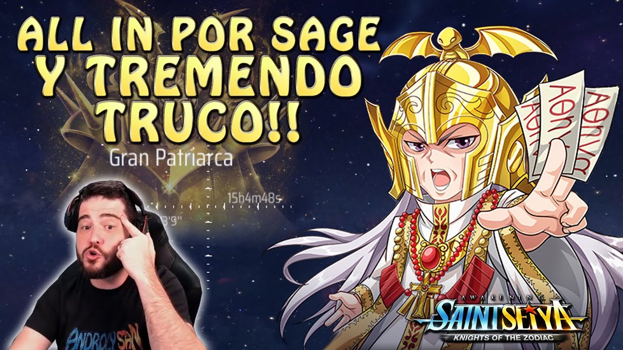 TIRAMOS POR SAGE CON EL NUEVO SISTEMA! TREMENDO TRUCO DESCUBIERTO! Saint Seiya Awakening KOTZ