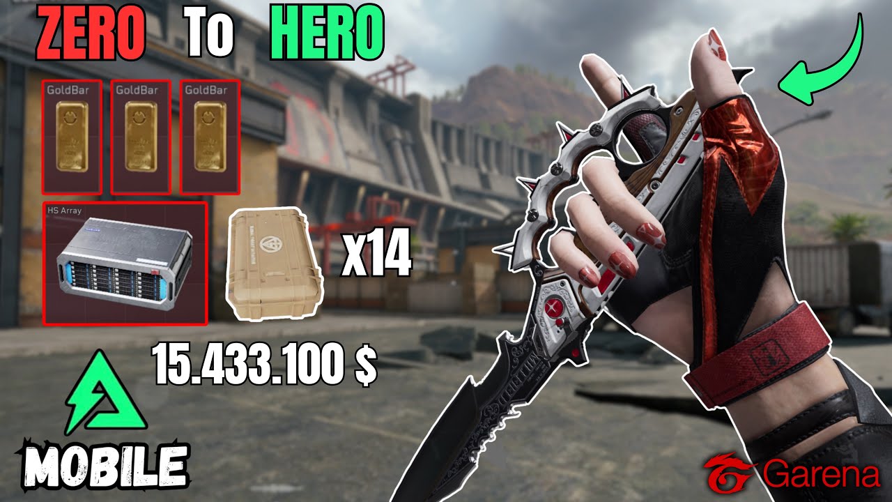 KNIFE RUN - FROM ZERO TO HERO - BEST BUDGET LOADOUT GAMEPLAY - GARENA DELTA FORCE MOBILE OPERATIONS