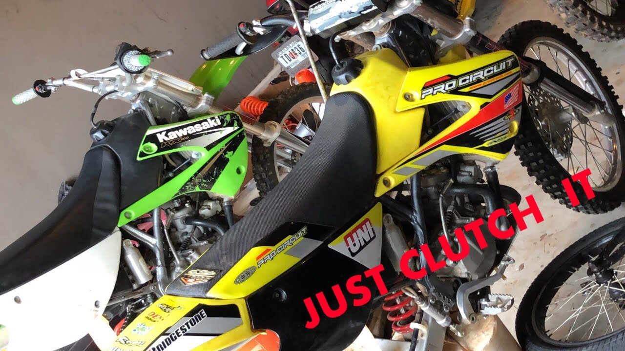 *first ride on RM100* w/ KX100