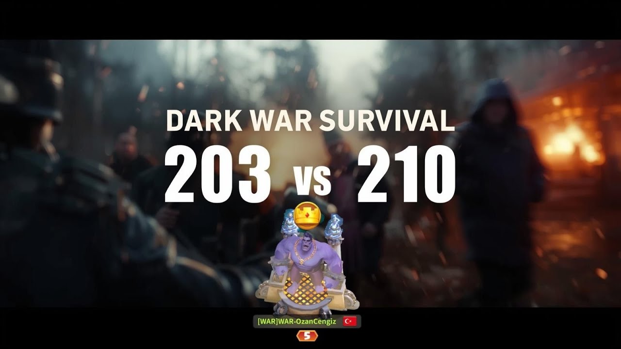 203 Vs 210 Öldürme Günü - Dark War Survival
