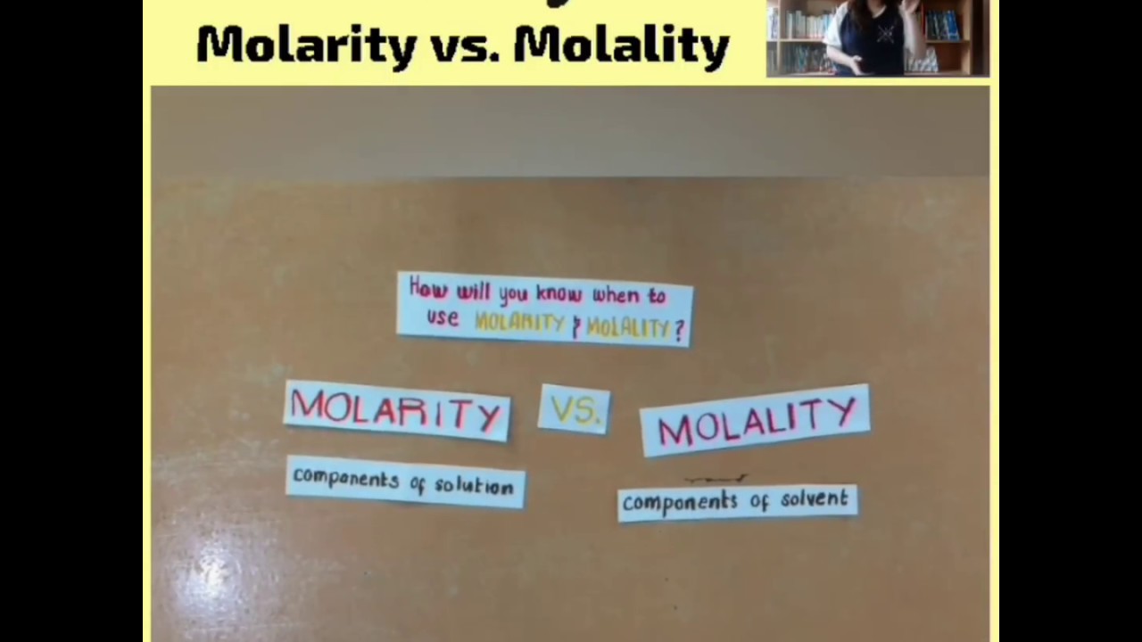 MOLARITY VS.  MOLALITY: WHAT IS THE DIFFERENCE?