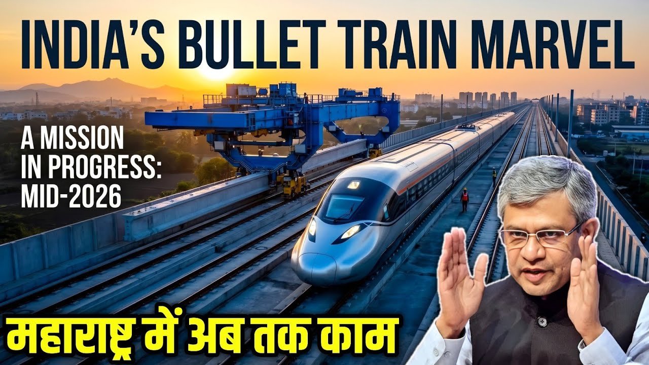 INDIA'S 1ST BULLET TRAIN: MAHARASHTRA में आख़िर कितना काम हुआ? Ground Reality 😱 @nhsrclindia 