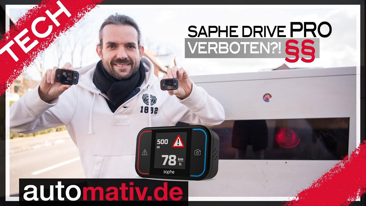 Saphe Drive Pro Blitzerwarner und Verkehrsalarm im Test - Vergleich Drive Mini - Rechtliches