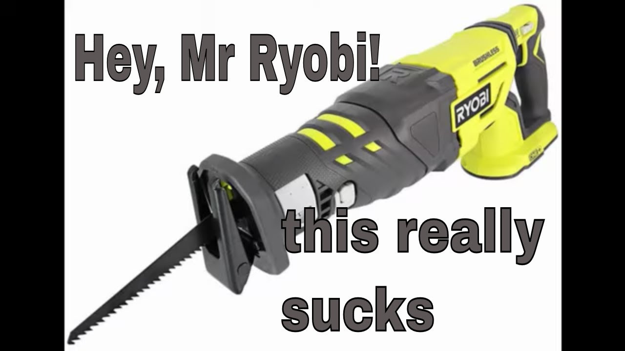 Сабельная пила Ryobi. Когда я ее разобрал, то обнаружил это!