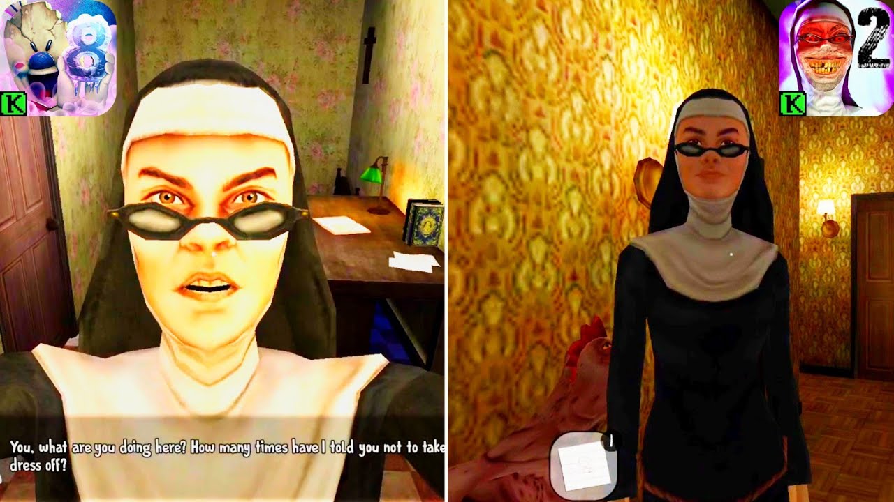 Sister Madeline In Eagle's Junior High School || Ice Scream 8 VS Evil Nun 2